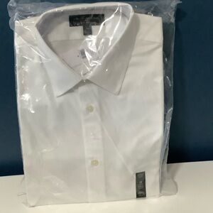 Banana Republic White Dress Shirt - Packaged Modern Collar